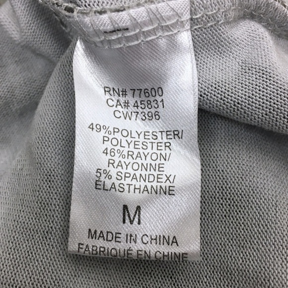 CHASER Camo Cozy Pullover Top Print Loungewear Long Sleeve Grey Size Medium - Picture 6 of 7